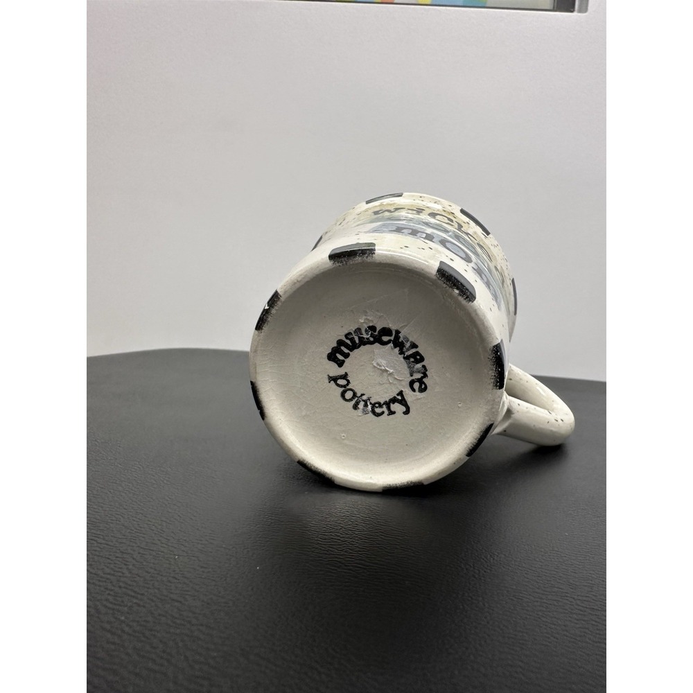 Wicked Cool Mom Coffee Ceramic Mug- Musesare Pottery Cup - Picture 4 of 4